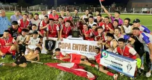 Independiente de Villa del Rosario se coronó campeón de la Copa Entre Ríos